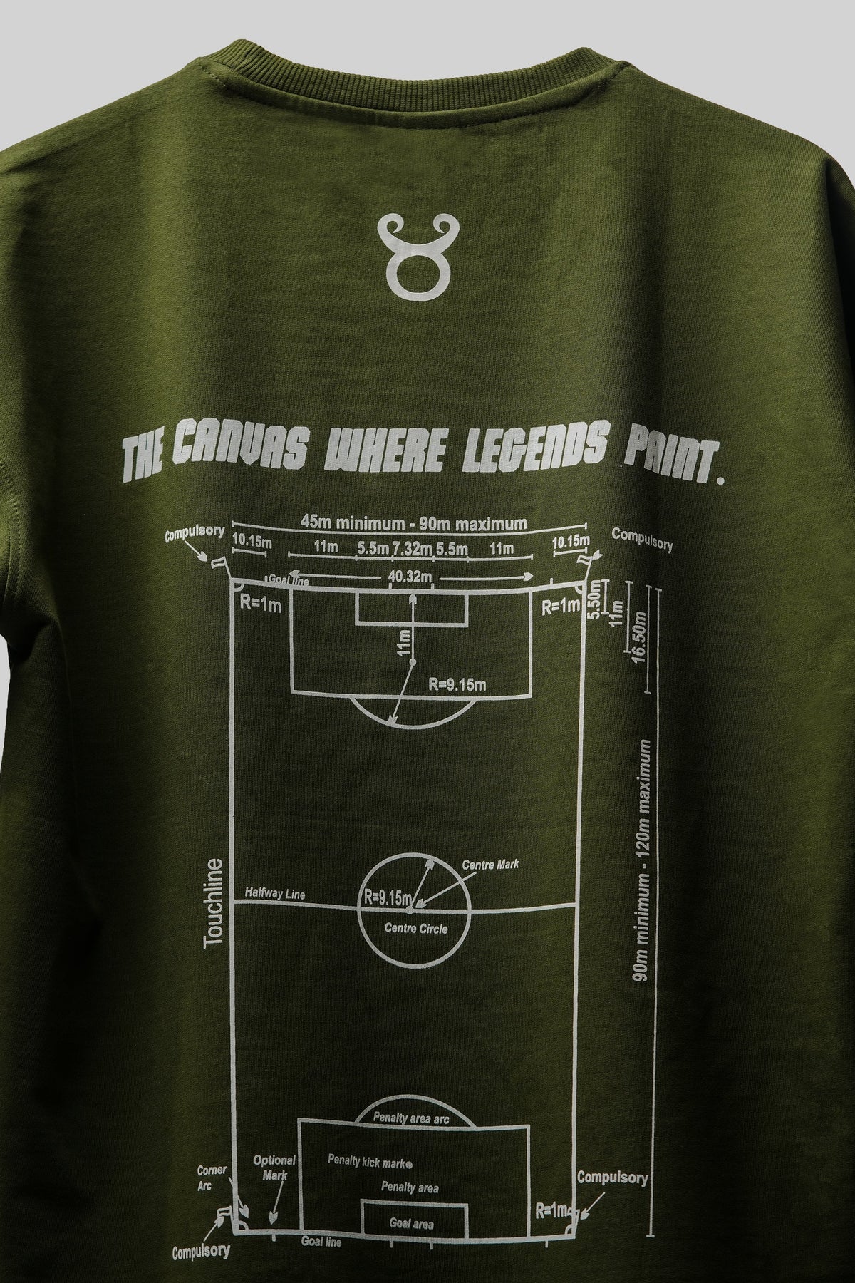 ERMN The Canvas Where Legends Paint Football Edition — 240 GSM Oversized T-shirt India