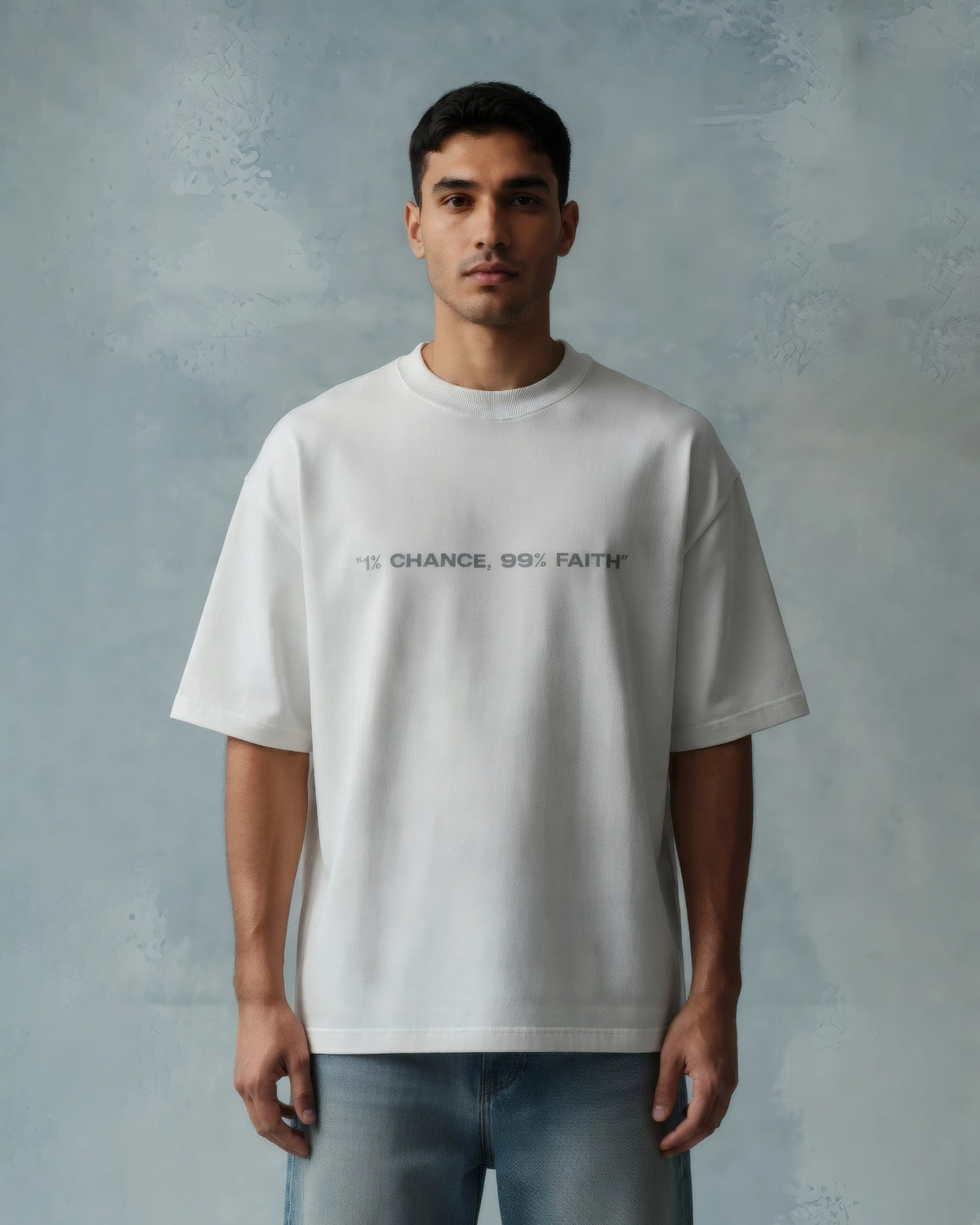 1% Chance 99% Faith | Neymar Jr Edition | Oversized T-shirt