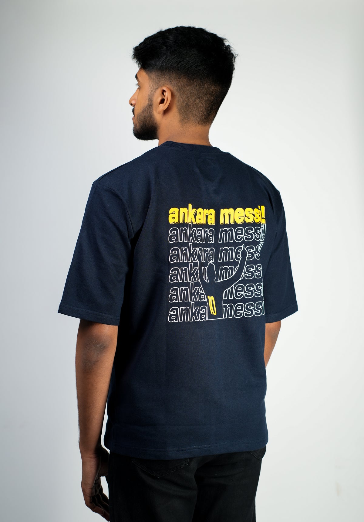 Ankara Messi football iconic Oversized TShirt 