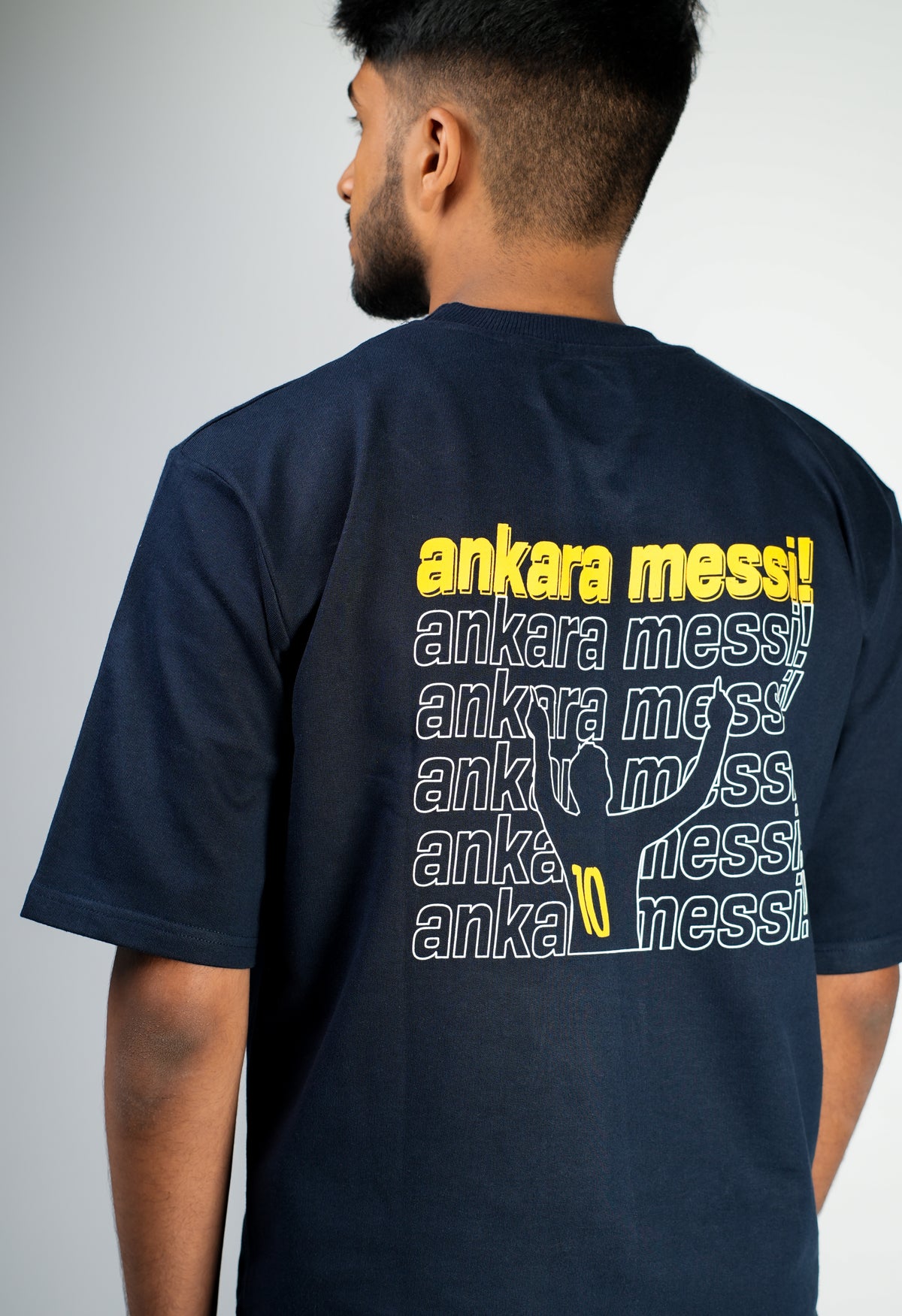 Ankara Messi football iconic Oversized TShirt