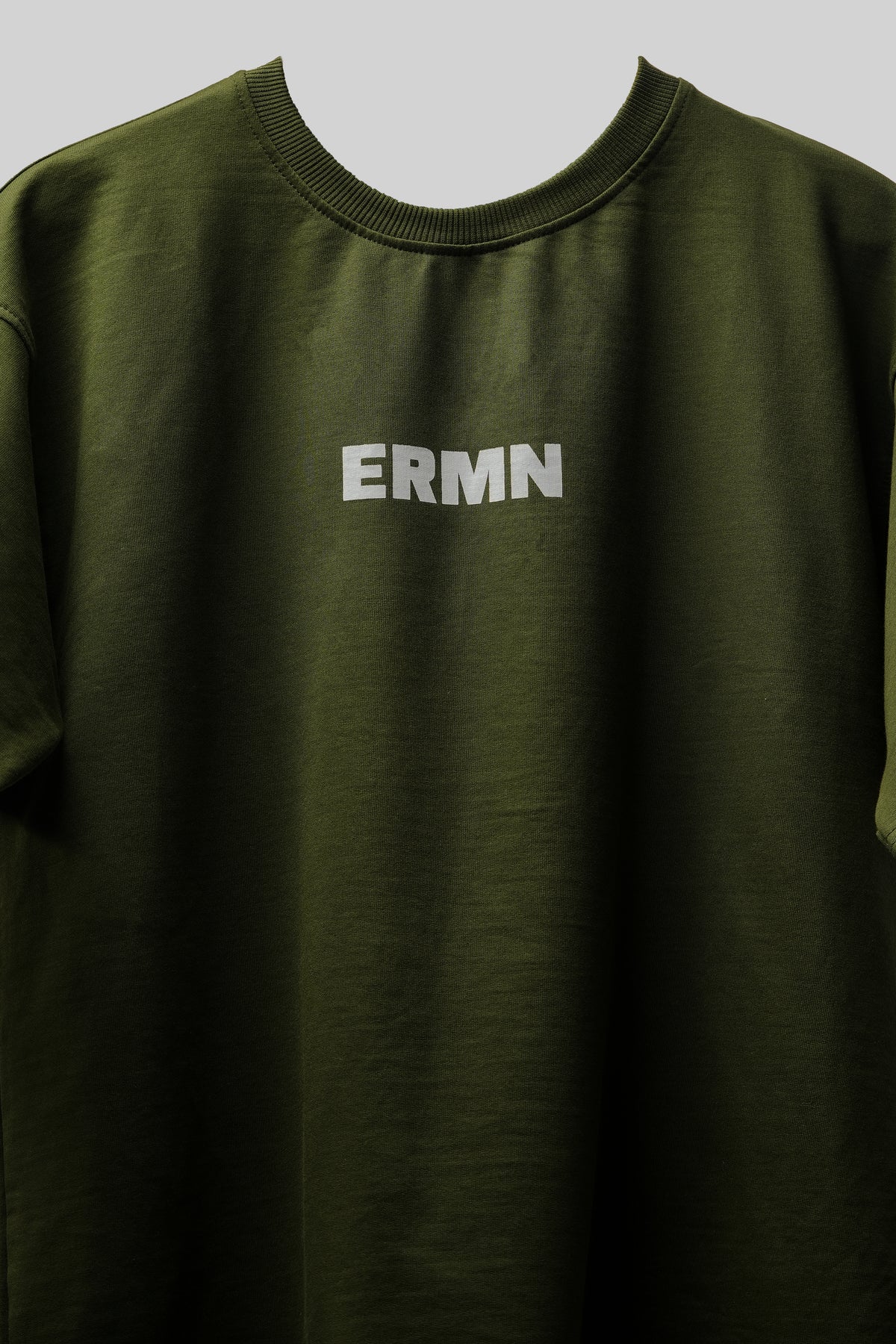 ERMN Canvas Where Legends Paint Football Edition 240 GSM oversized football t-shirt — front view India