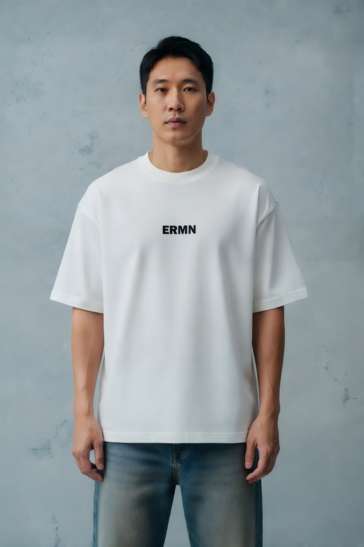 ERMN La Pulga Messi Edition 240 GSM oversized football t-shirt — lifestyle model India